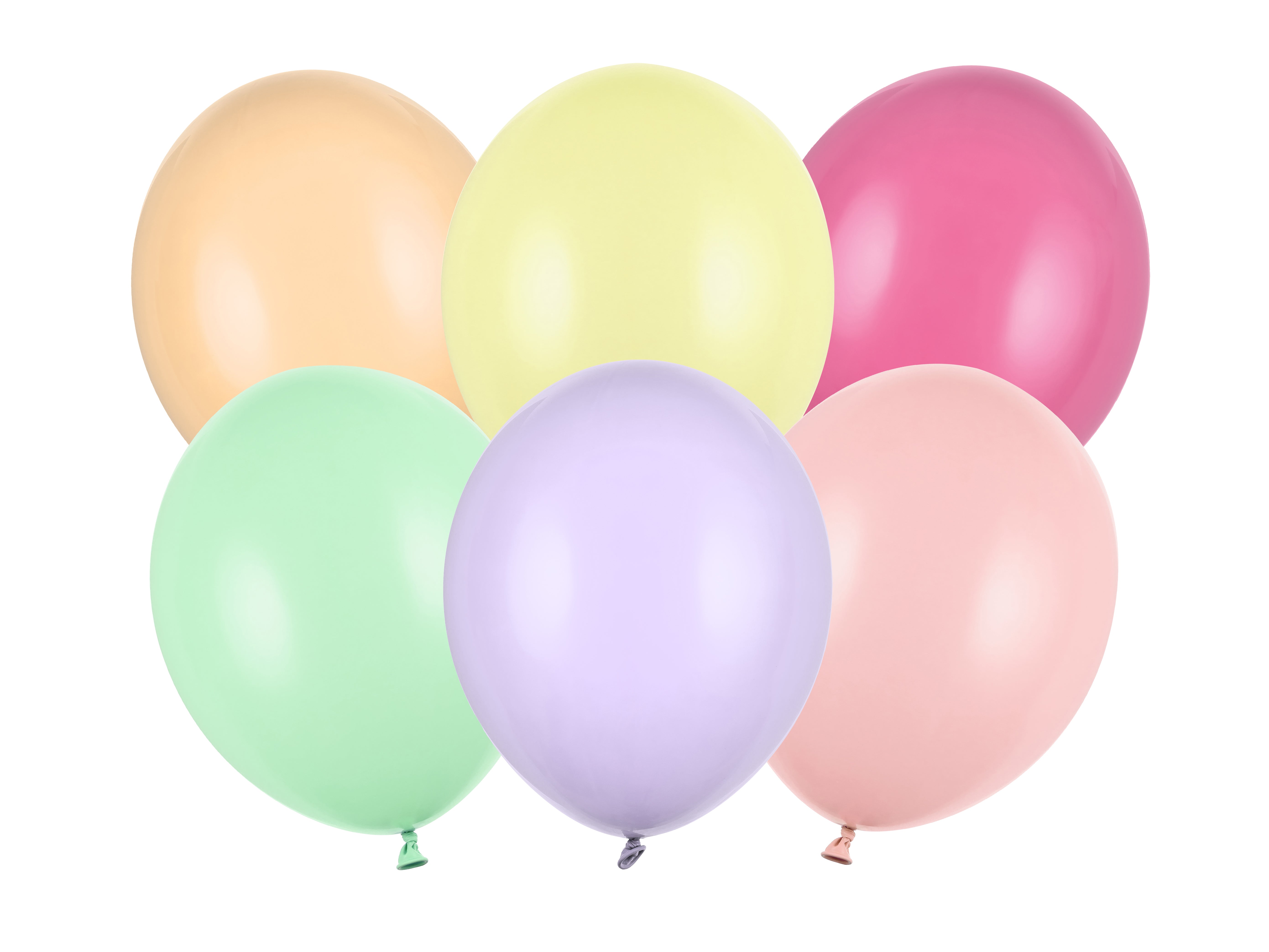 das-kost-mland-dekorationen-luftballon-uni-pastell-30-cm-10-st-bunt image 1