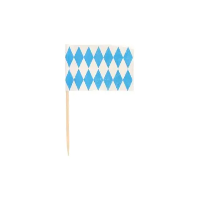 das-kost-mland-dekorationen-partypicker-bayrisch-blau-8cm-200-st-ck image 1