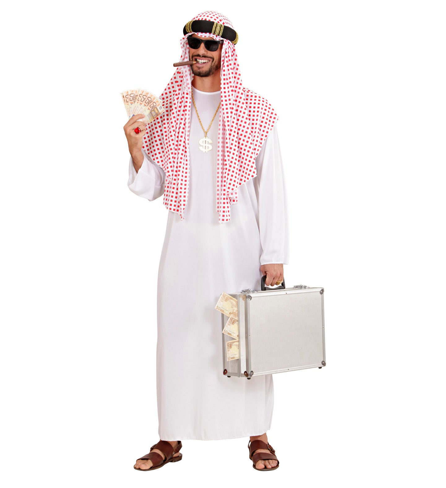 das-kost-mland-herren-kost-m-arabischer-scheich-m-l-tunika image 3