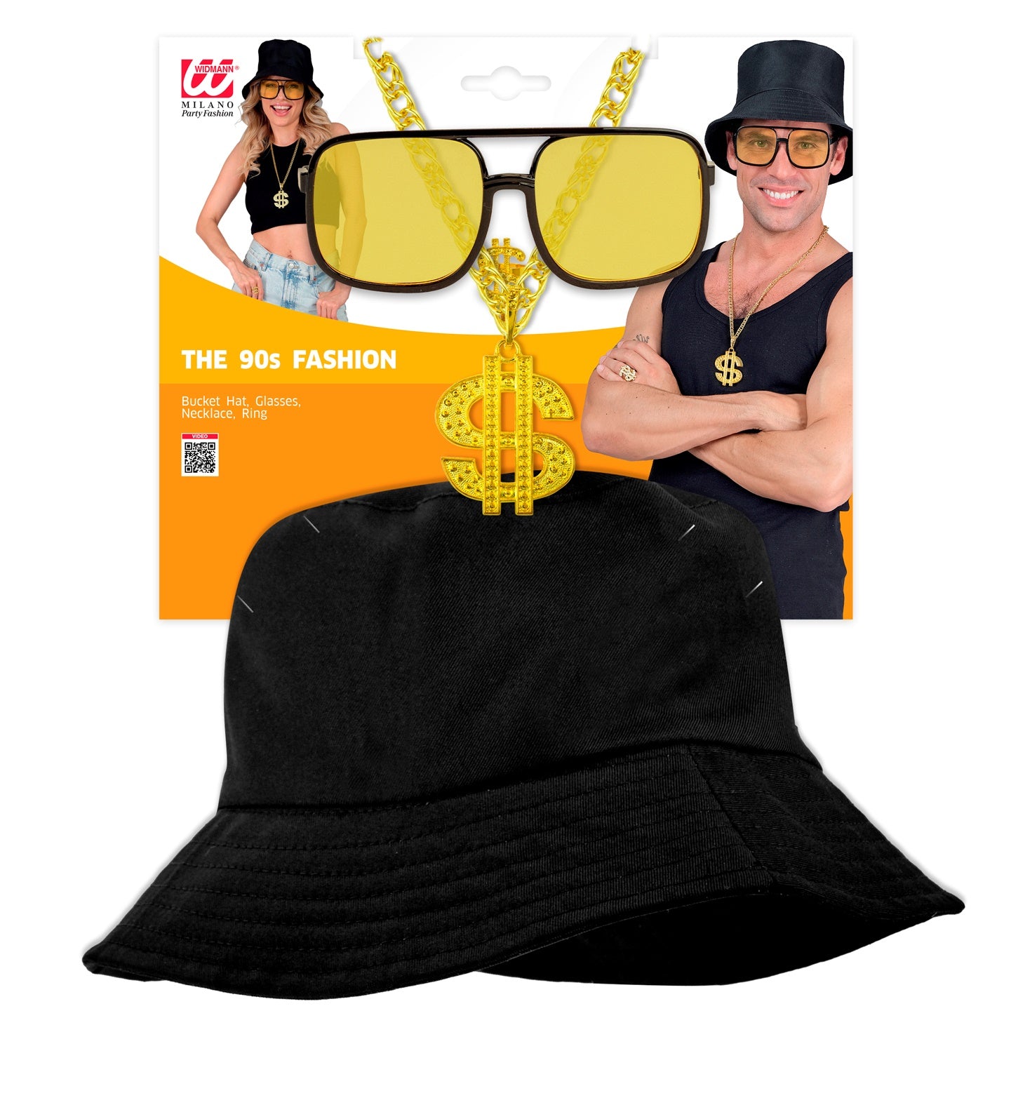 das-kost-mland-herren-90er-hip-hop-kost-mset-schwarz-gold image 3
