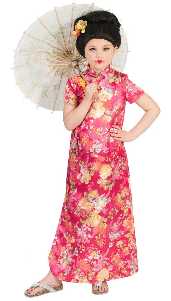 das-kost-mland-m-dchen-chinesin-ling-kost-m-gr-128-pink image 2