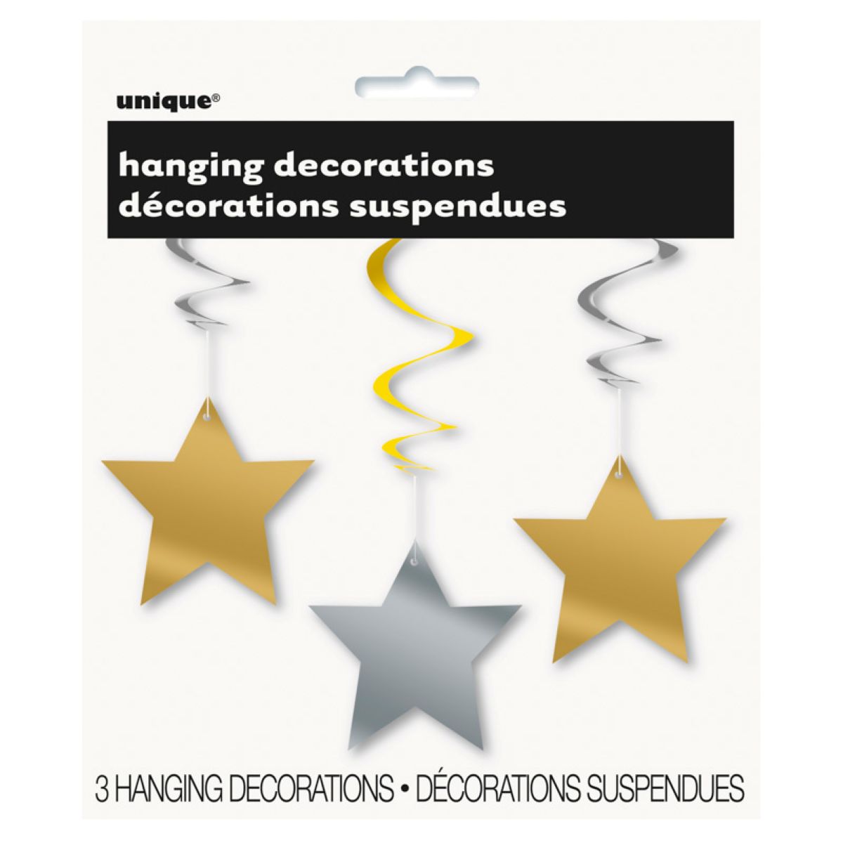 das-kost-mland-dekorationen-swirldeko-uni-star-gold-silber-3st image 2