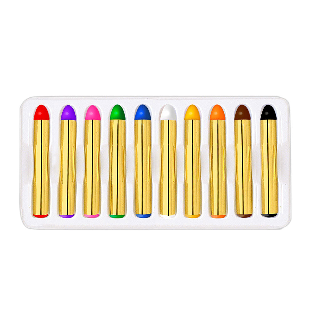 das-kost-mland-dekorationen-10-schminkstifte-make-up-24-ml-bunt image 2