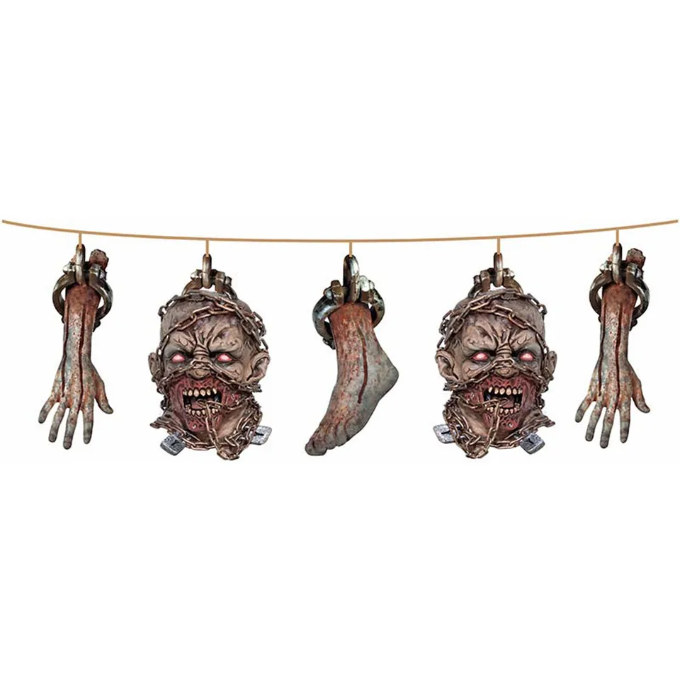 halloween-girlande-zombie-k-rperteile-120cm-deko image 1