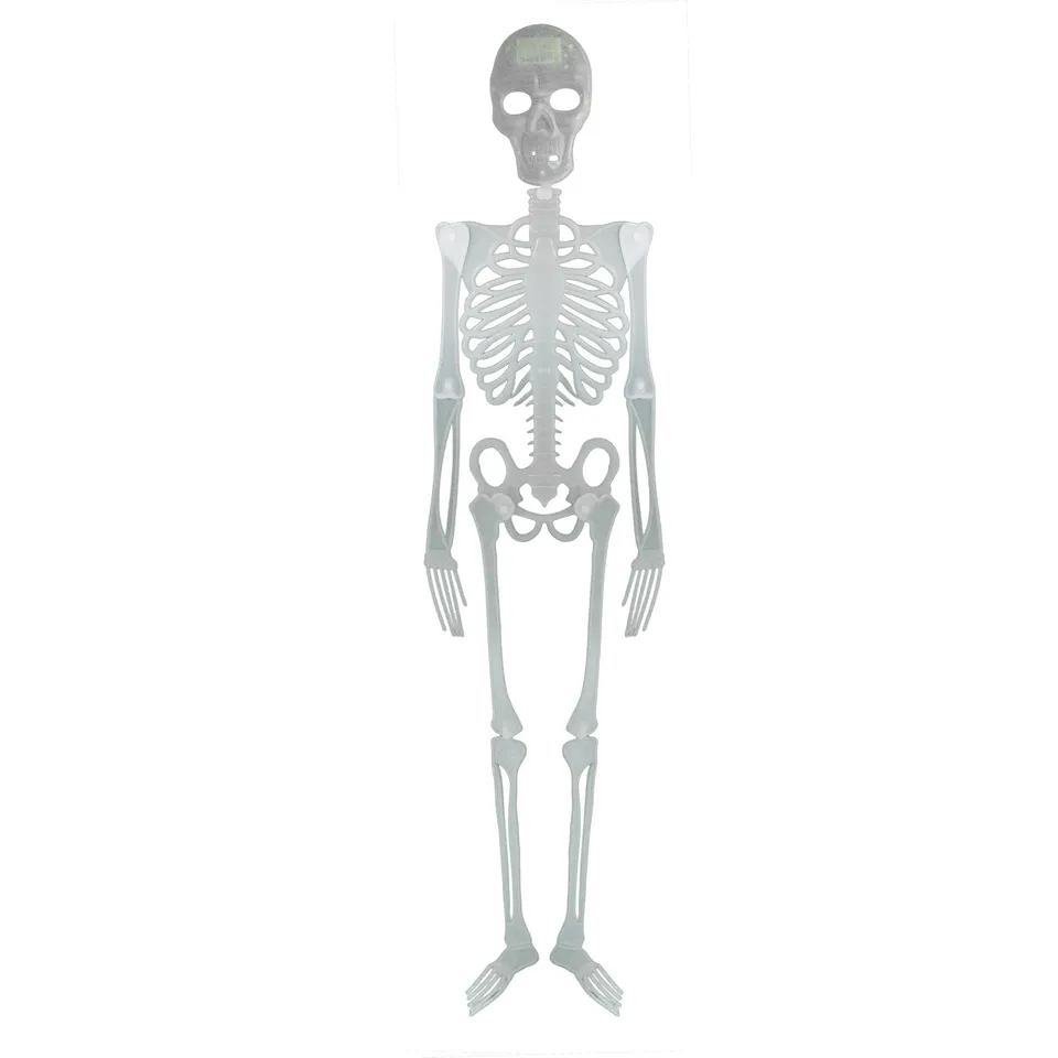 das-kost-mland-skelett-150-cm-halloween-deko-zum-h-ngen-stellen image 1