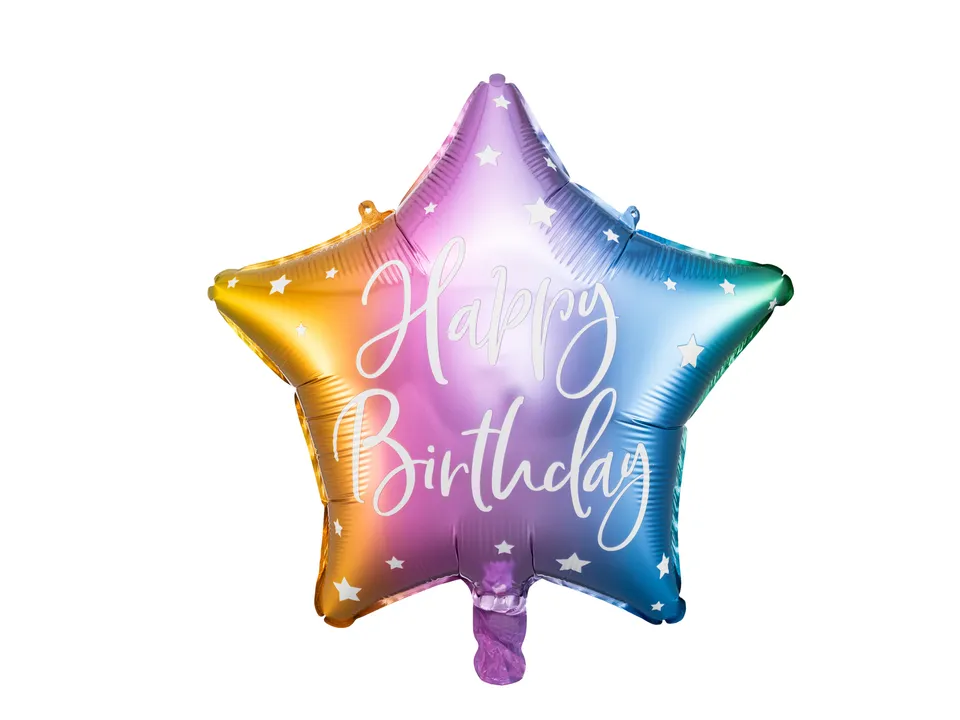 stern-folienballon-happy-birthday-45cm-bunt image 1