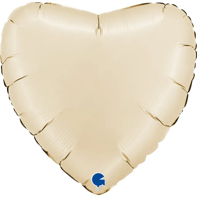 herz-folienballon-56cm-creme-satin image 1