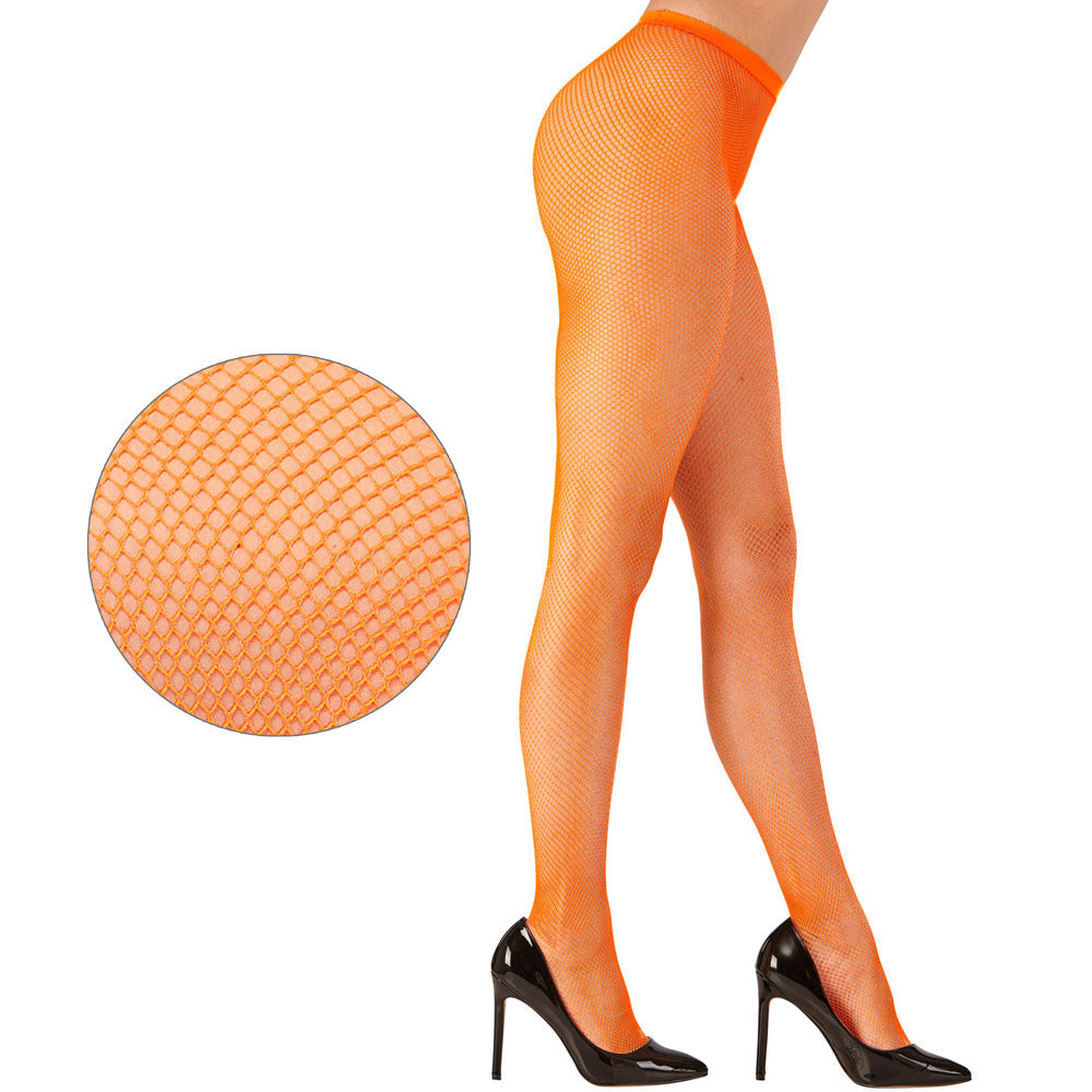 das-kost-mland-accessoires-netzstrumpfhose-damen-neon-orange image 2