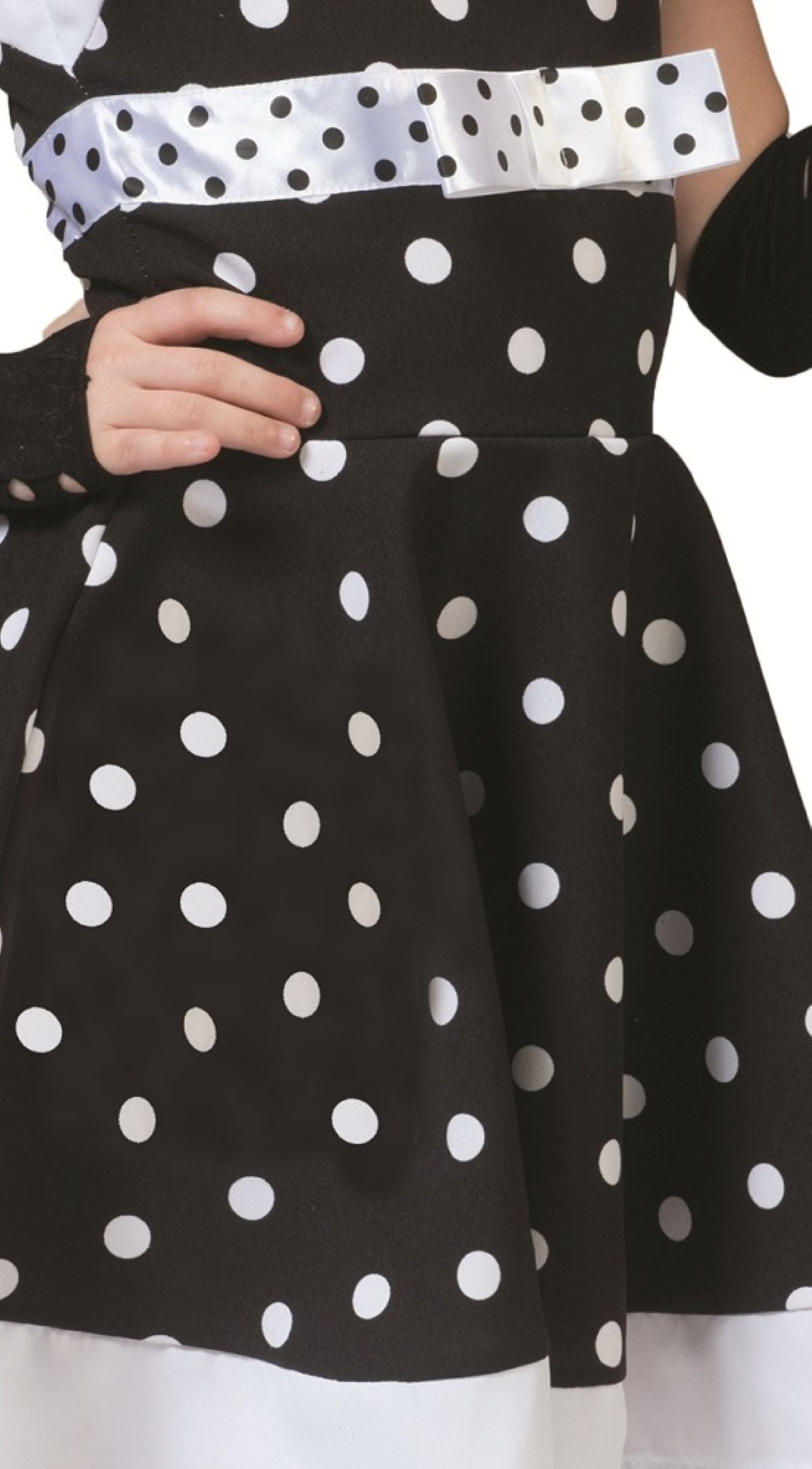 das-kost-mland-m-dchen-retro-kost-m-dolly-kleid-schwarz-wei-gr-128 image 2
