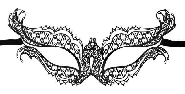 das-kost-mland-evelyn-augenmaske-schmetterling-metall-schwarz image 1