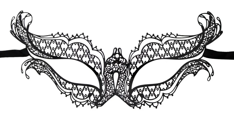 das-kost-mland-evelyn-augenmaske-schmetterling-metall-schwarz image 1
