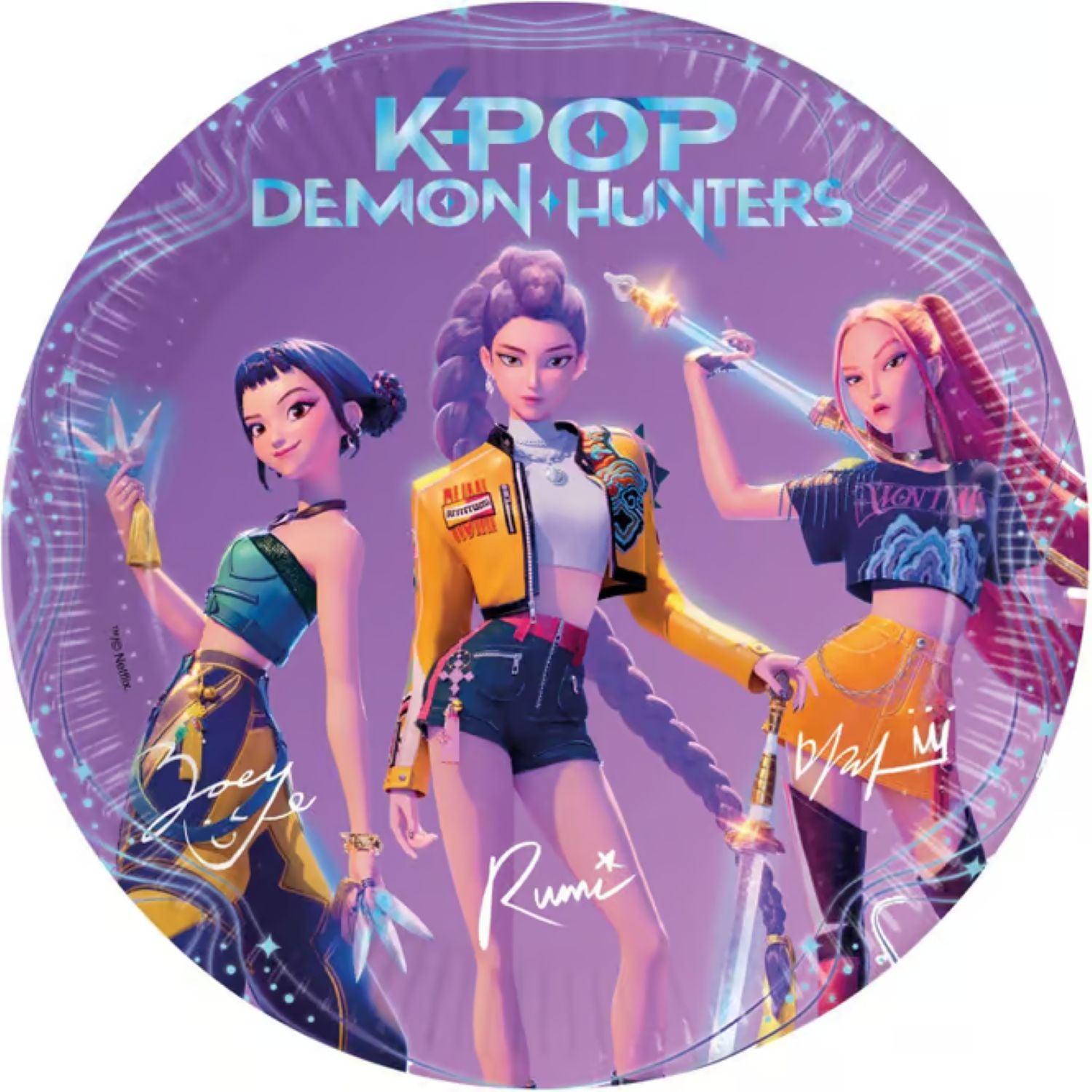 das-kost-mland-k-pop-demon-hunters-partydeko-teller-becher-set image 6
