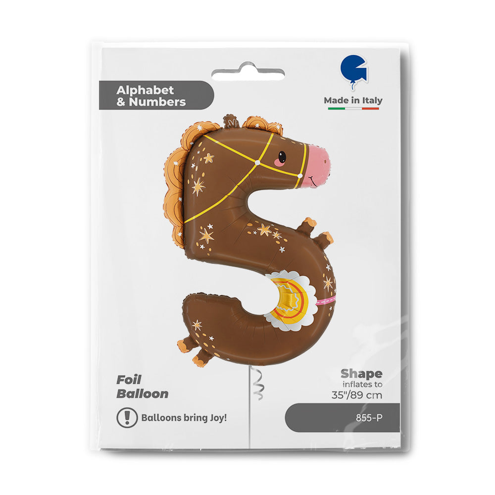 das-kost-mland-dekorationen-puppyloons-folienballon-pferd-89cm image 2