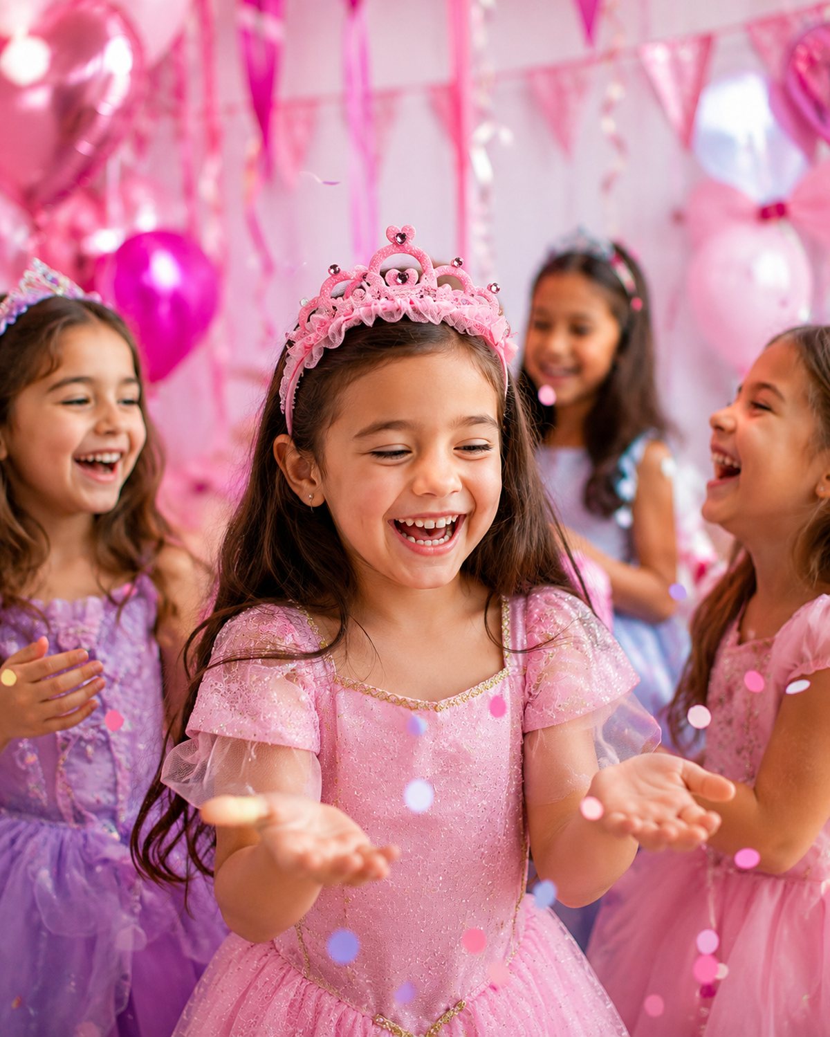 das-kost-mland-accessoires-haarreif-diadem-rosa-prinzessin image 3