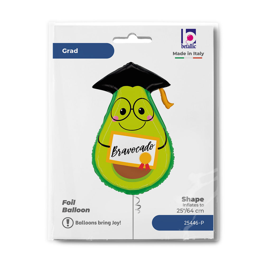 das-kost-mland-shape-folienballon-bravocado-64cm-folienluftballon image 3