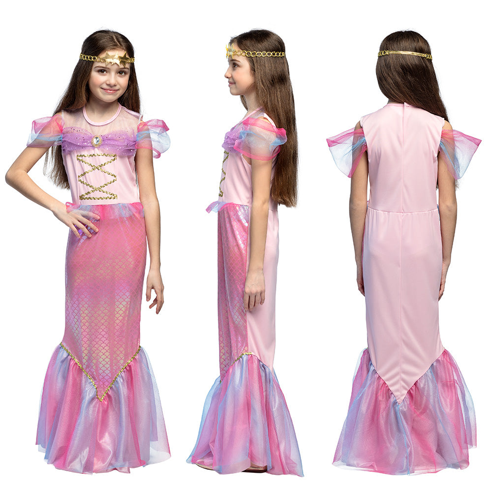 das-kost-mland-m-dchen-meerjungfrau-alana-kost-m-pink-7-9-jahre image 2