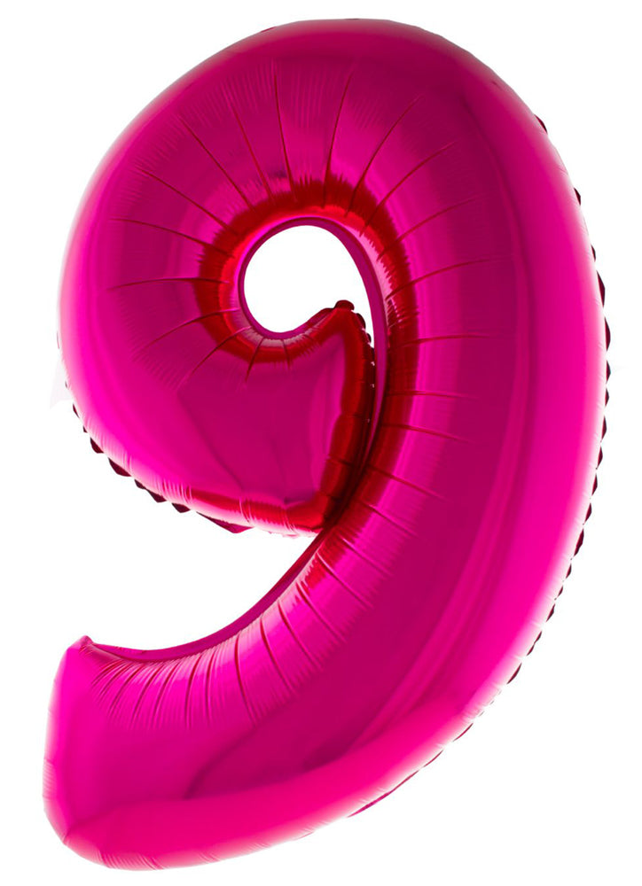 das-kost-mland-xxl-zahlen-folienballon-100cm-pink-zahl-9 image 1