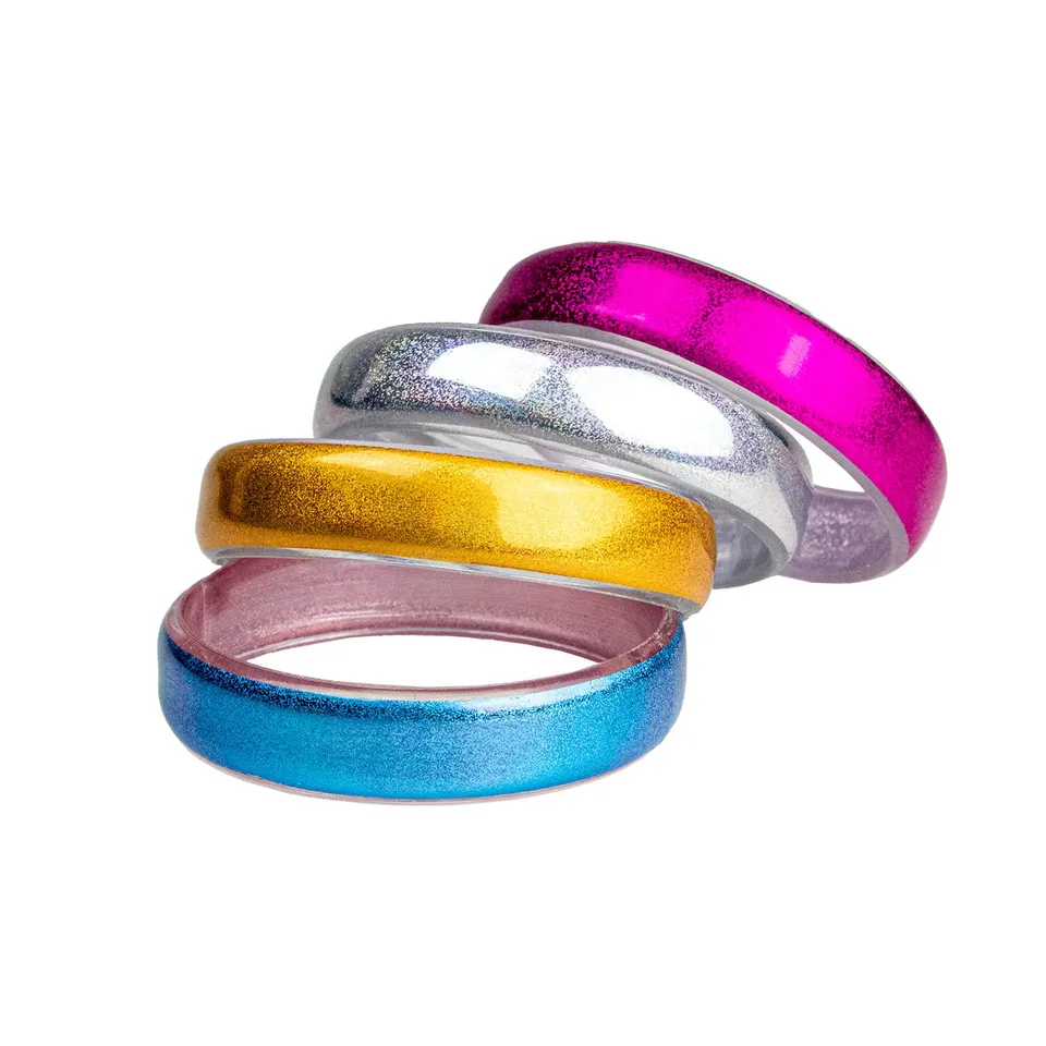 das-kost-mland-dekorationen-armreifen-retro-metallic-4er-set image 1