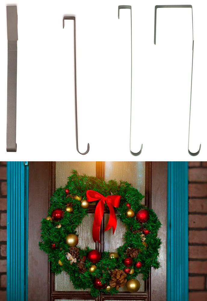 das-kost-mland-dekorationen-t-rhaken-f-r-kr-nze-26cm-silber-2stk image 1