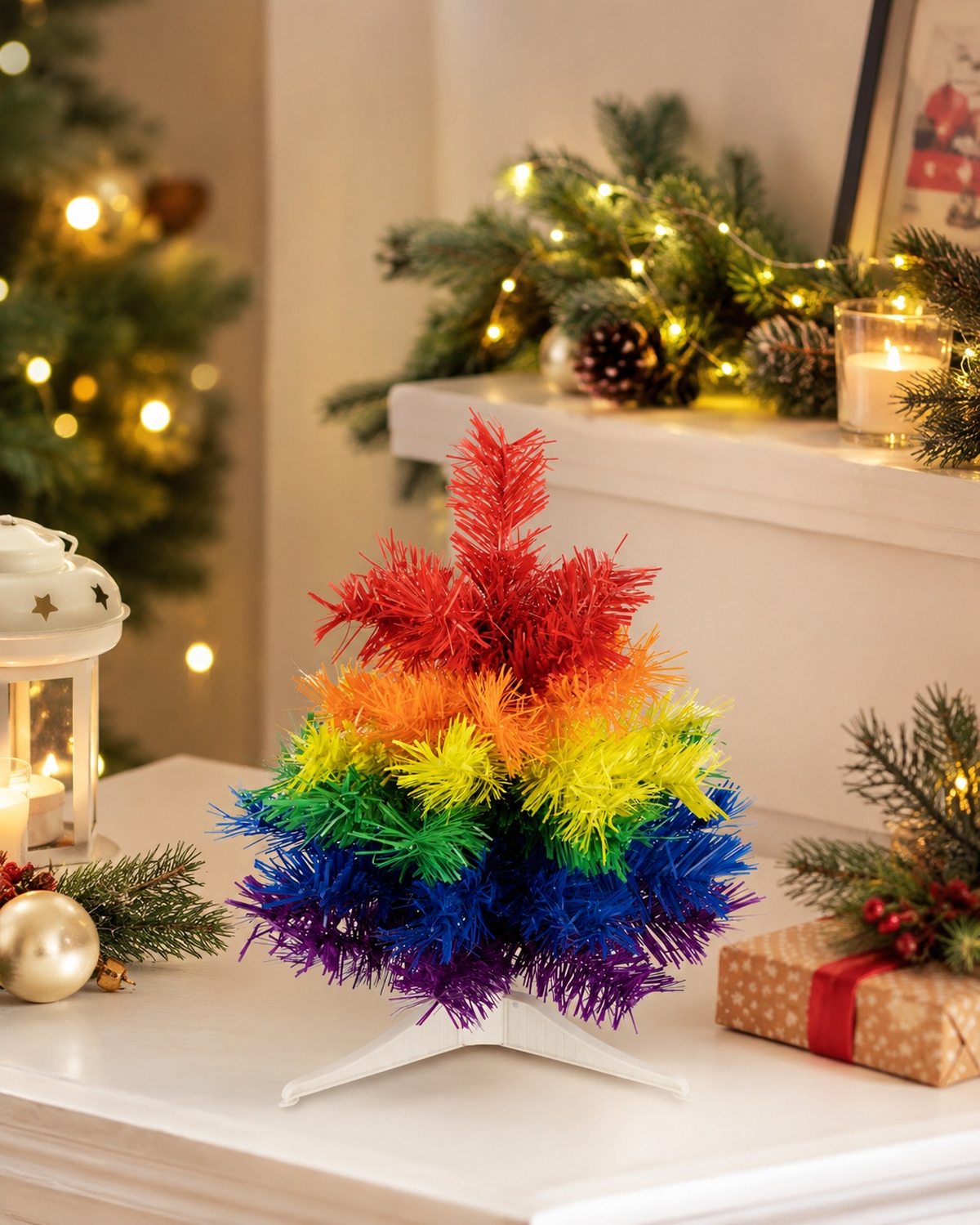 riffelmacher-rainbow-k-nstlicher-weihnachtsbaum-30-5x30-cm-bunt image 2