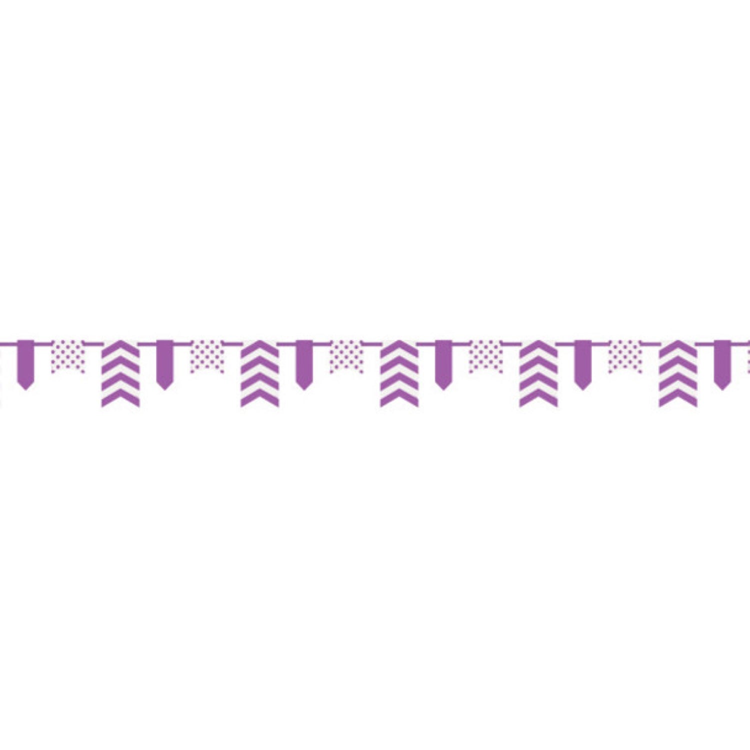 das-kost-mland-dots-stripes-banner-chevron-lila-deko image 1