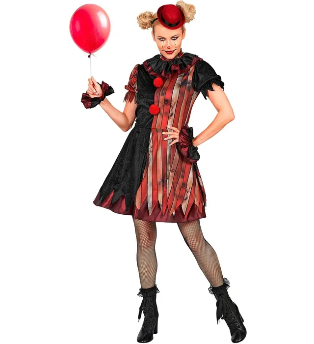 das-kost-mland-wicked-clown-horror-clownin-kost-m-damen-gr-l-5-tlg image 1