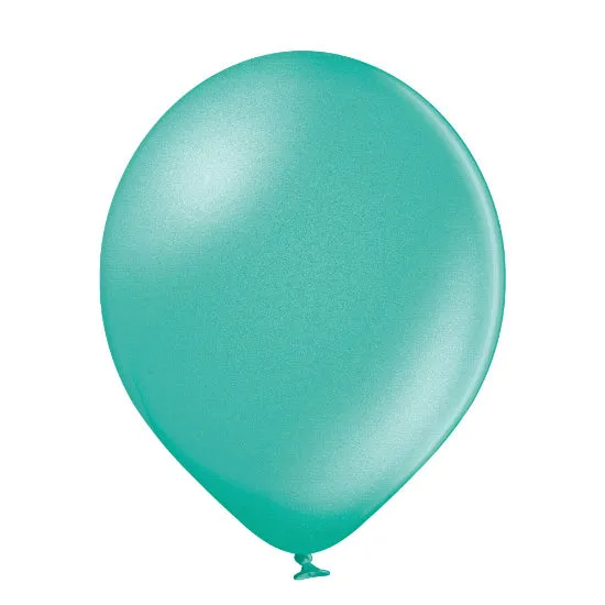das-kost-mland-uni-metallic-luftballon-gr-n-25er-set-30cm image 1
