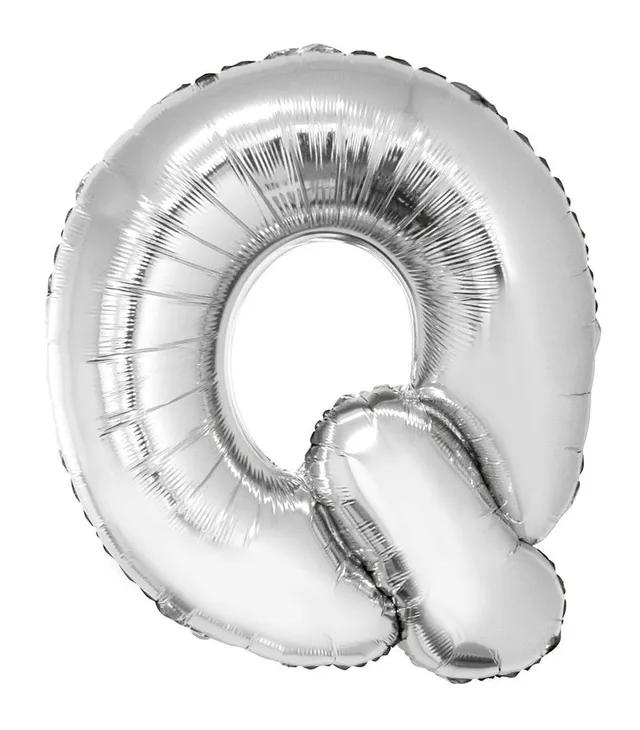 das-kost-mland-deko-xxl-buchstaben-folienballon-100cm-silber-q image 1