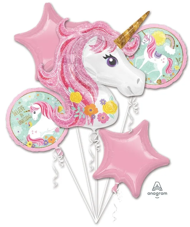 das-kost-mland-magical-unicorn-folienballon-bouquet-5er-set image 1