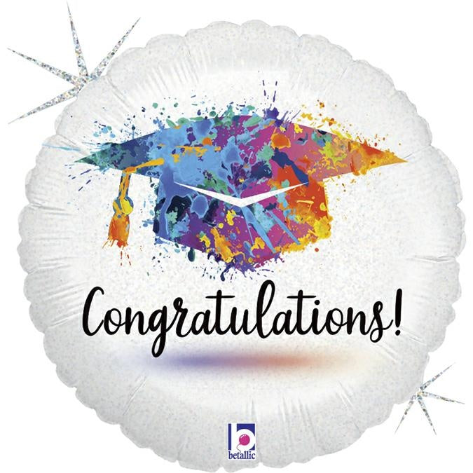 das-kost-mland-painterly-grad-congrats-folienballon-45cm-18-zoll image 1
