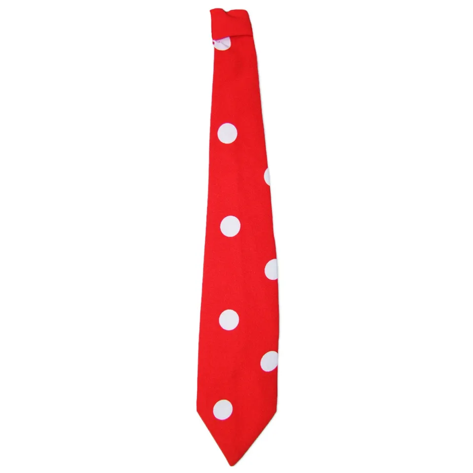 das-kost-mland-accessoires-krawatte-50er-jahre-punkte-rot image 1