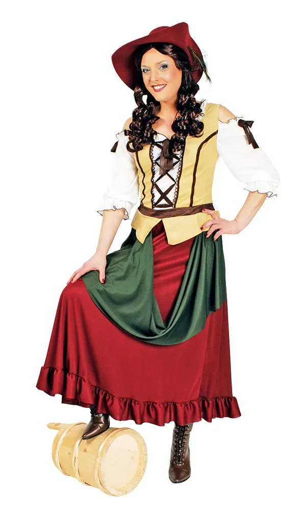 das-kost-mland-m-dchen-tavernen-kost-m-mittelalter-damen-kleid image 1