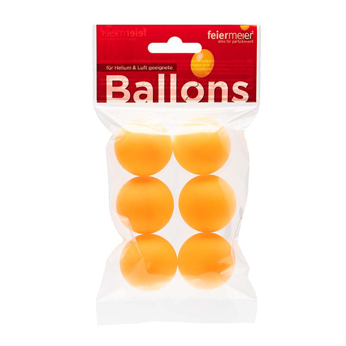 das-kost-mland-dekorationen-beer-pong-b-lle-orange-6-stk-partyspiel image 1