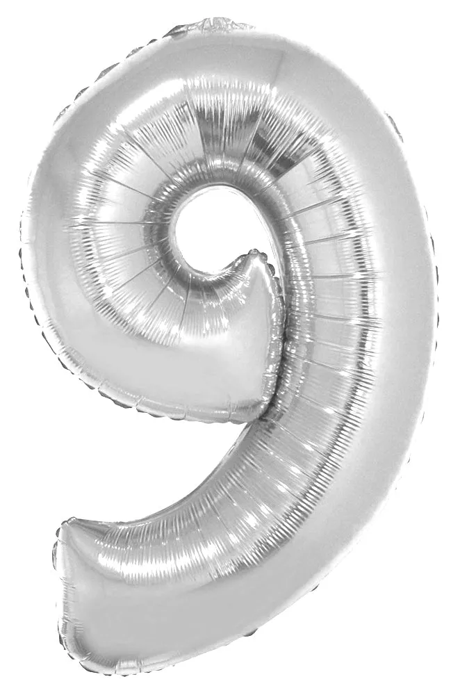 das-kost-mland-xxl-zahlen-folienballon-100-cm-silber-zahl-9 image 1