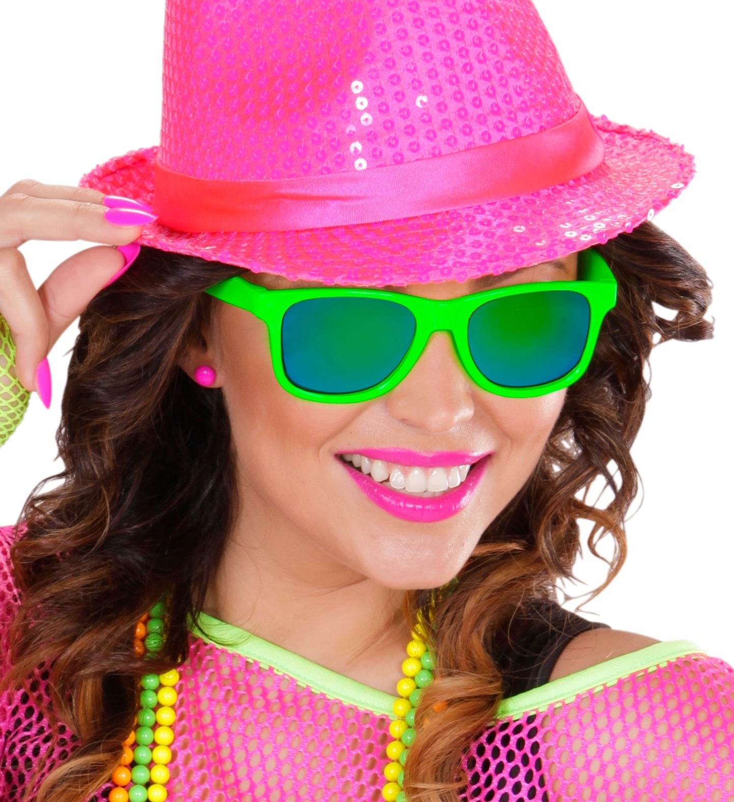 das-kost-mland-accessoires-80er-brille-revo-neon-gr-n image 3