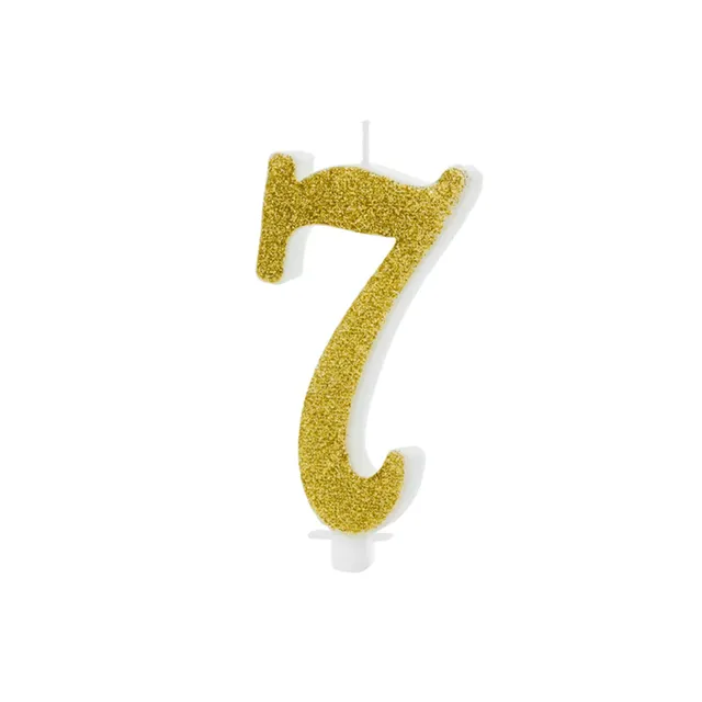 das-kost-mland-geburtstagskerze-glitter-gold-zahl-7-10-cm image 1