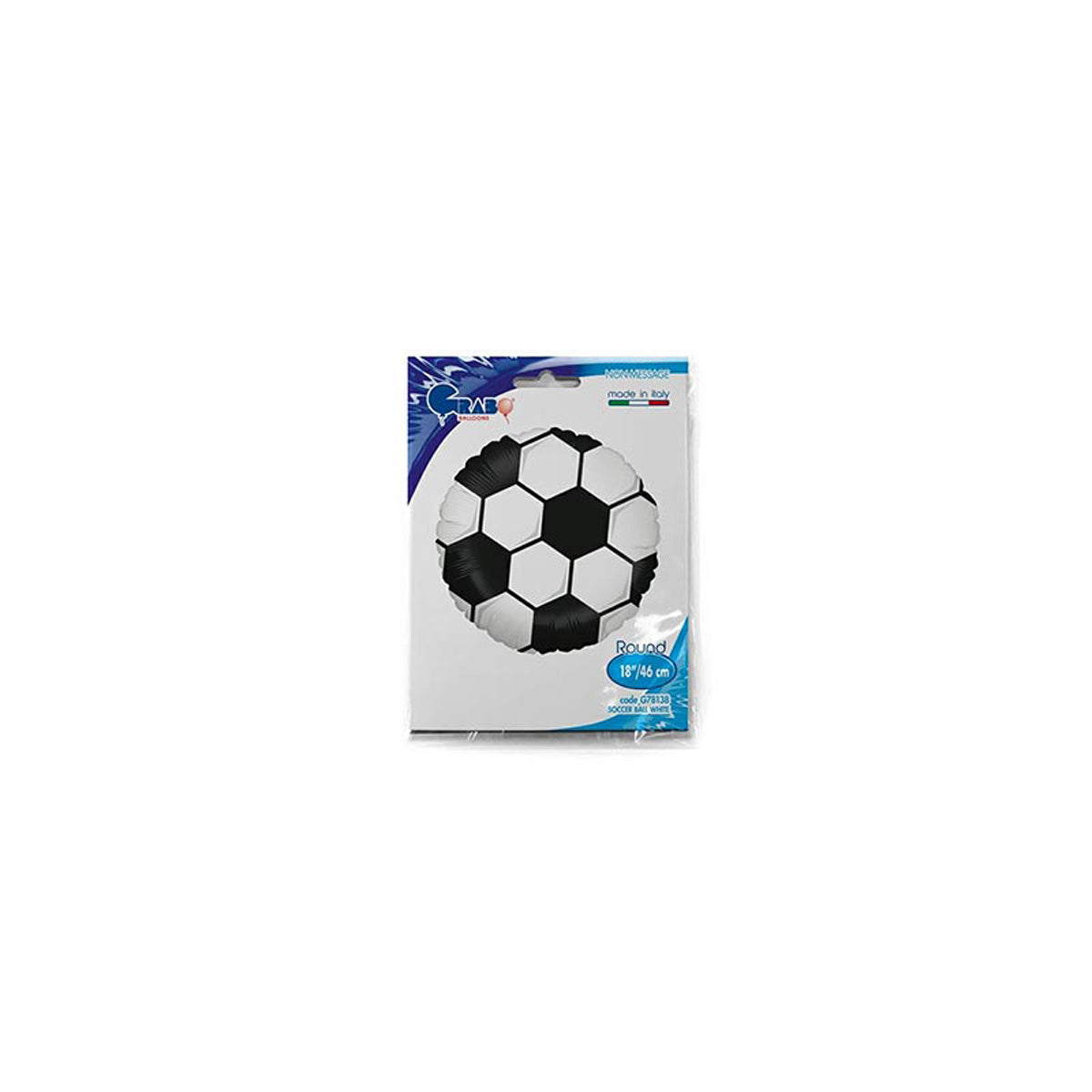 das-kost-mland-dekorationen-folienballon-fu-ball-18-ballon-fu-ball image 2