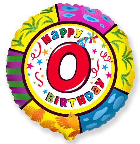 das-kost-mland-folienballon-happy-birthday-zahl-0-45-cm image 1