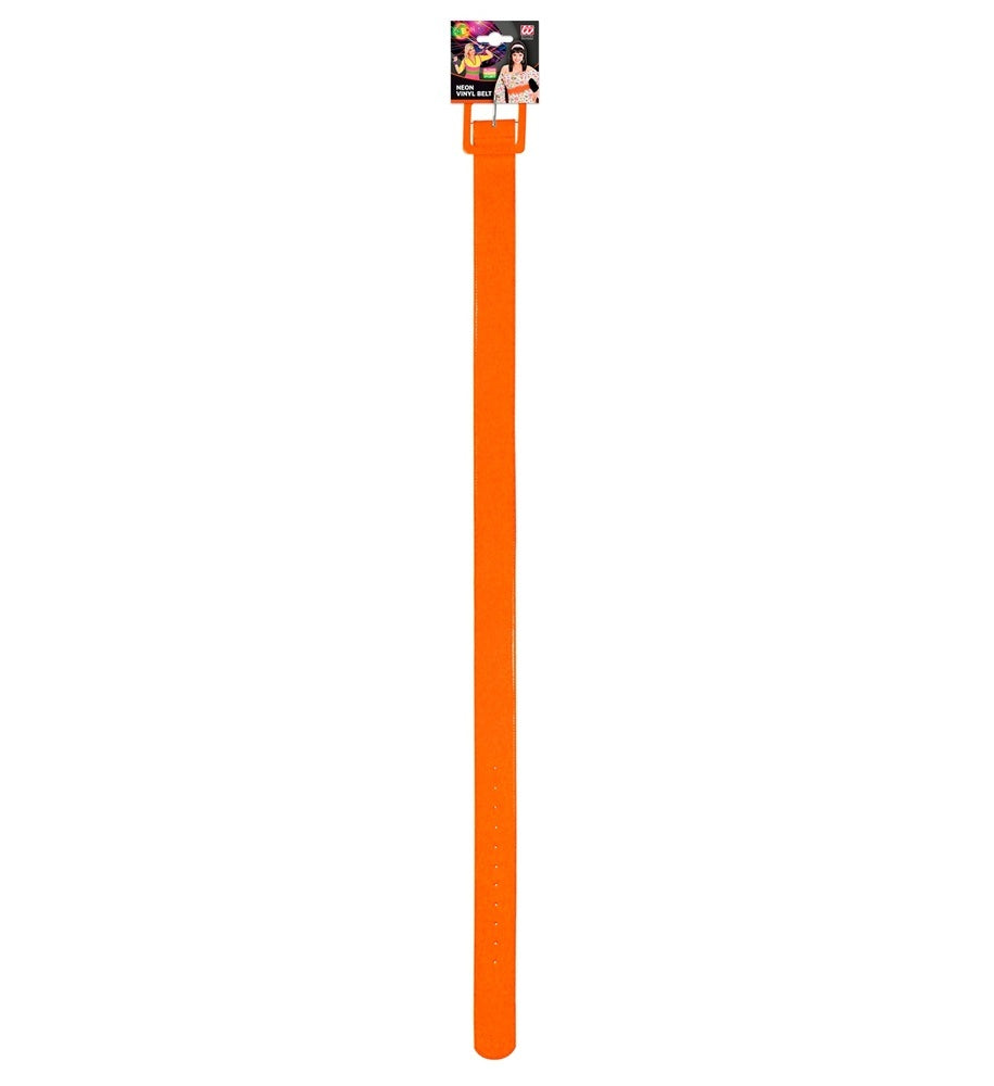 das-kost-mland-accessoires-neon-lack-g-rtel-damen-orange-124-cm image 2