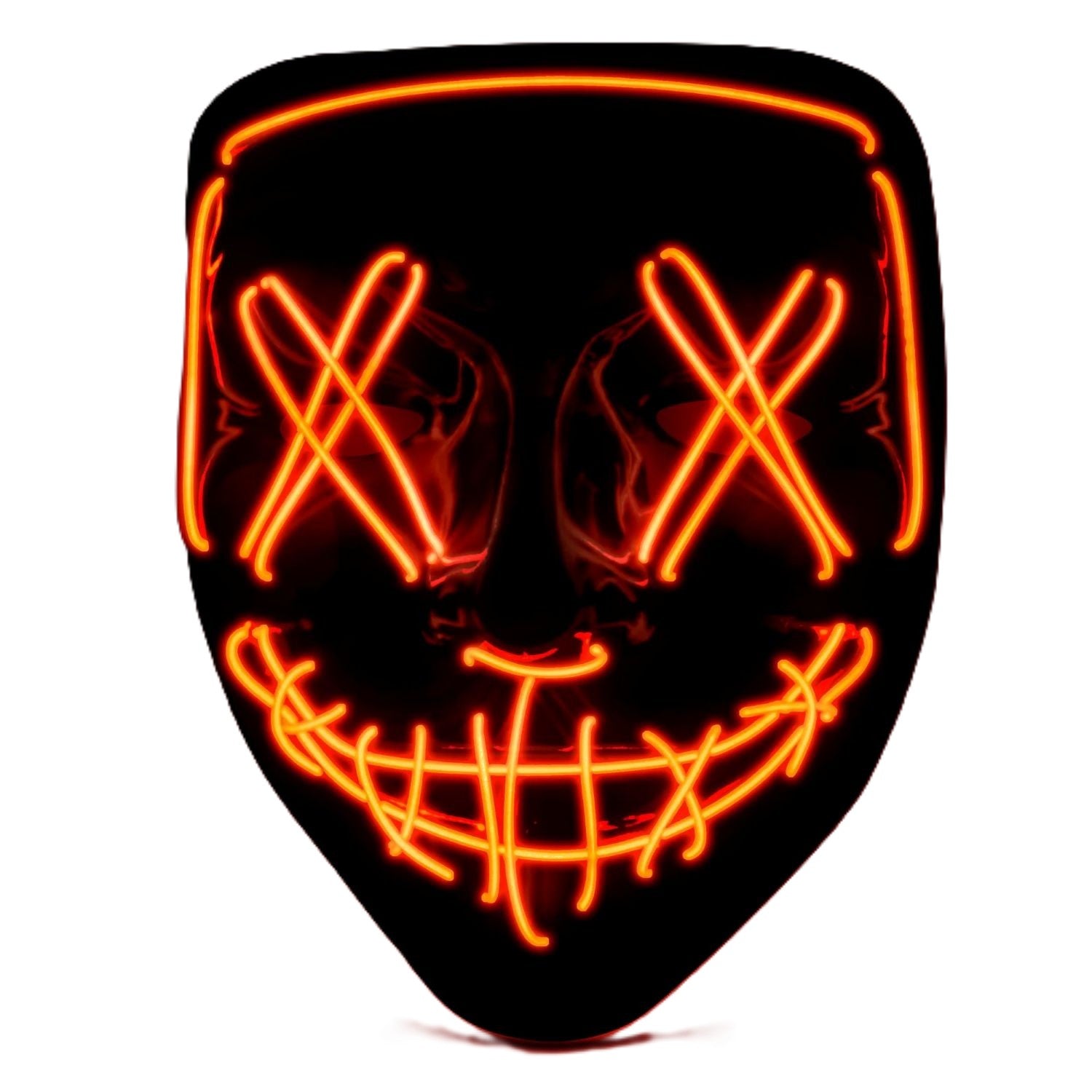das-kost-mland-led-maske-mit-schn-ren-rot-leuchtmaske image 1