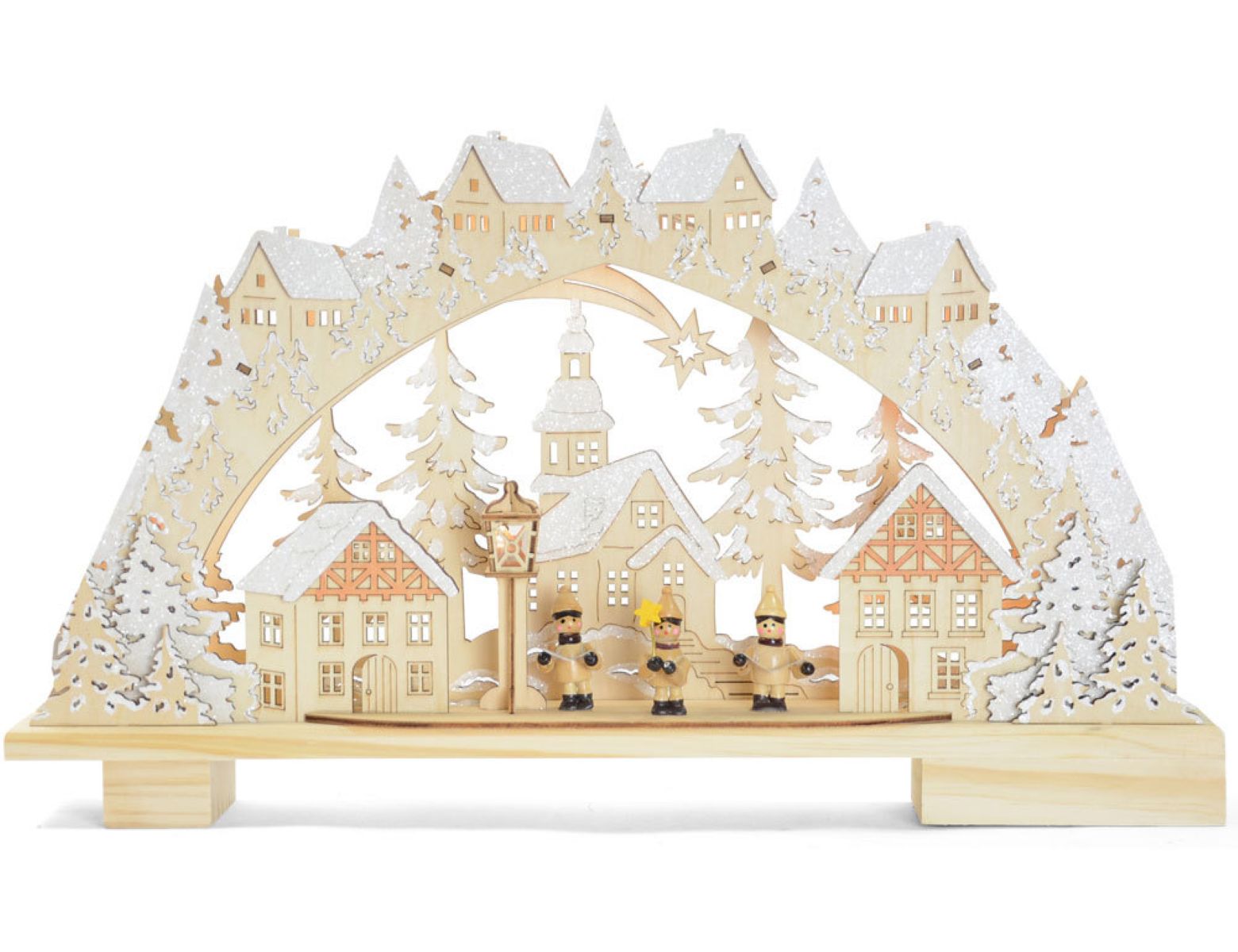 riffelmacher-schwibbogen-kurrendes-nger-dorf-led-45x27-cm image 1