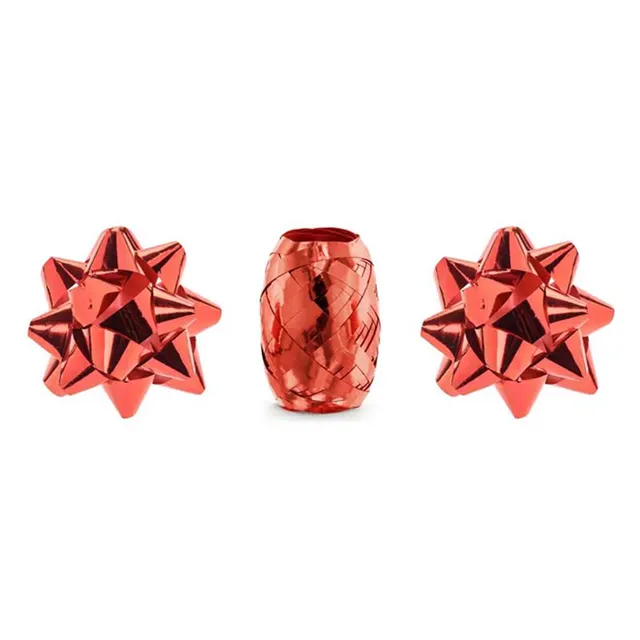 deko-set-band-und-schleife-rot-geschenkband image 1