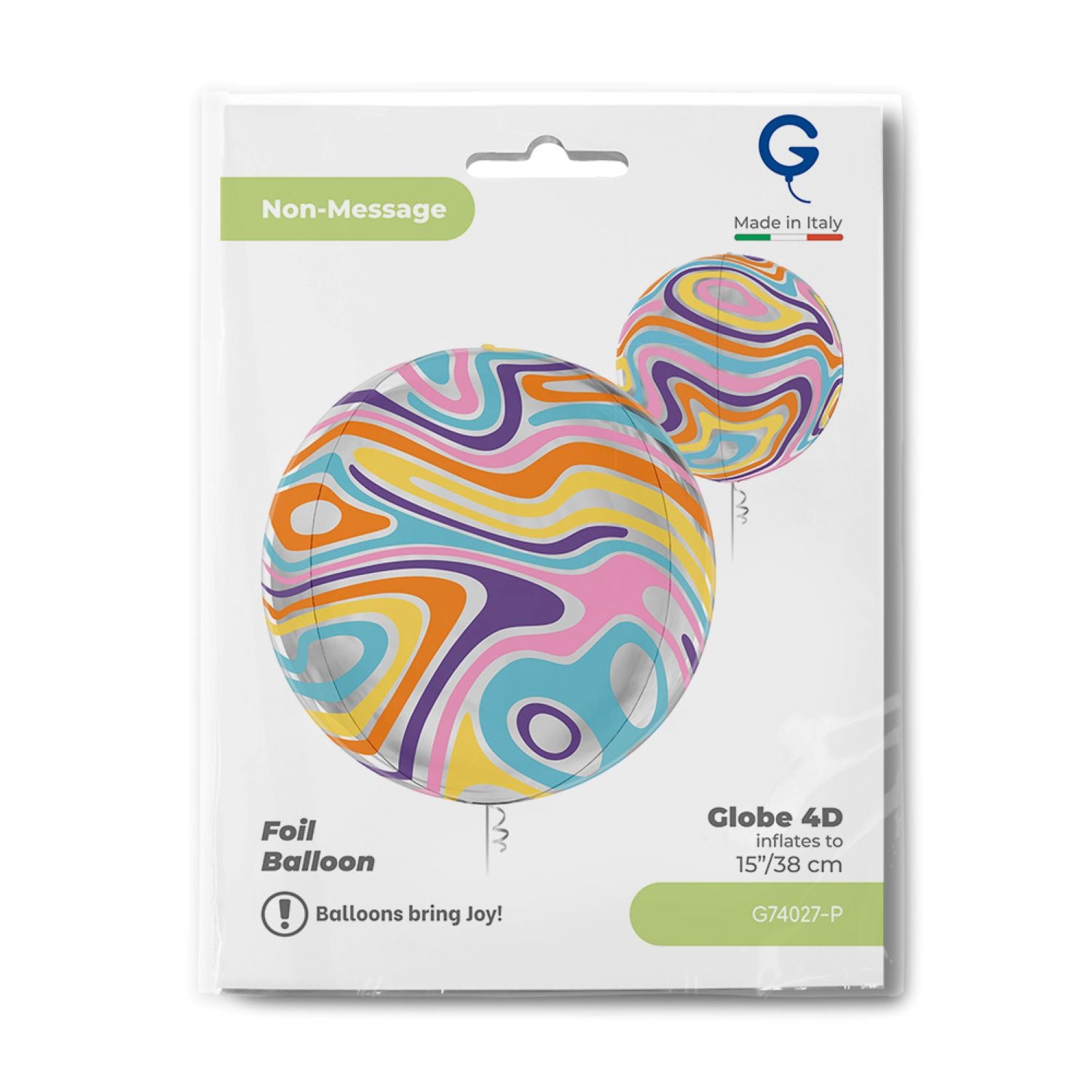 das-kost-mland-folienballon-globe-marble-4d-38cm image 4