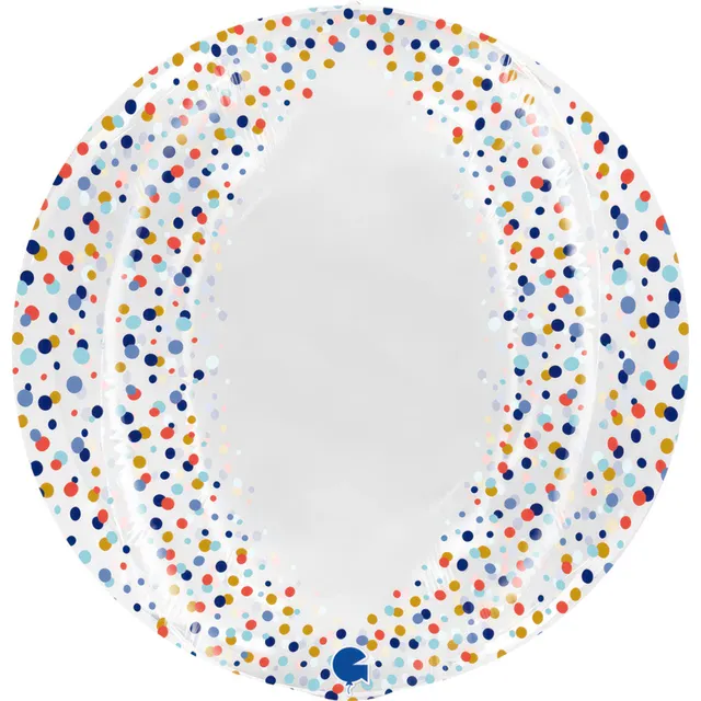 das-kost-mland-dekorationen-transparent-confetti-4d-folienballon-48cm-mehrfarbig image 1