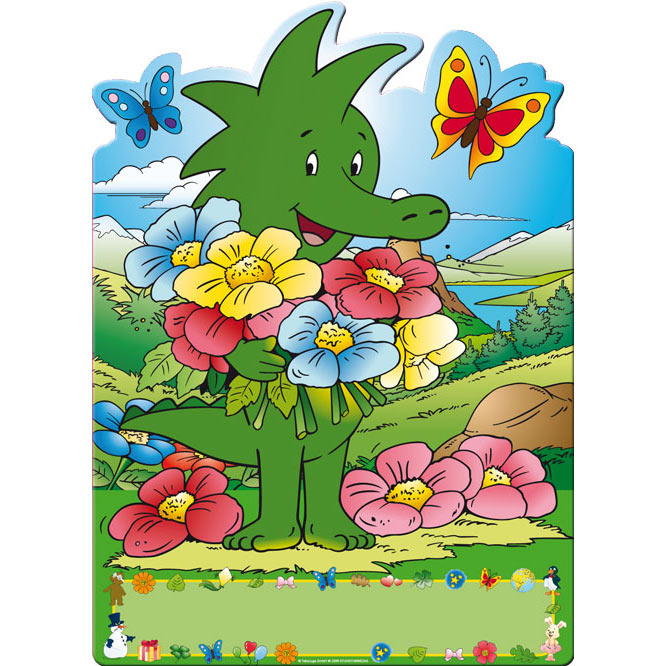 das-kost-mland-dekorationen-t-rposter-tabaluga-34x47cm image 1