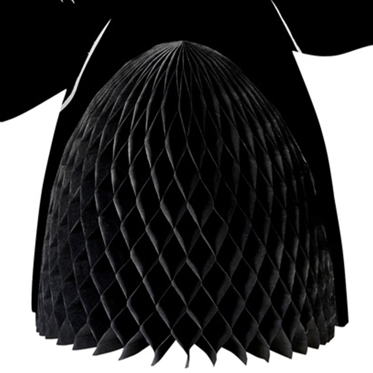widmann-wabenball-akademiker-tischdeko-30cm-schwarz-mit-zeugnis image 5