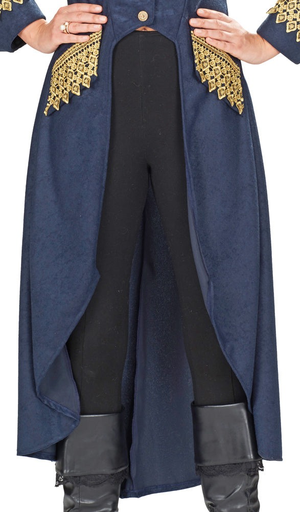 das-kost-mland-damen-piraten-mantel-dunkelblau-gold-gr-36-50 image 5