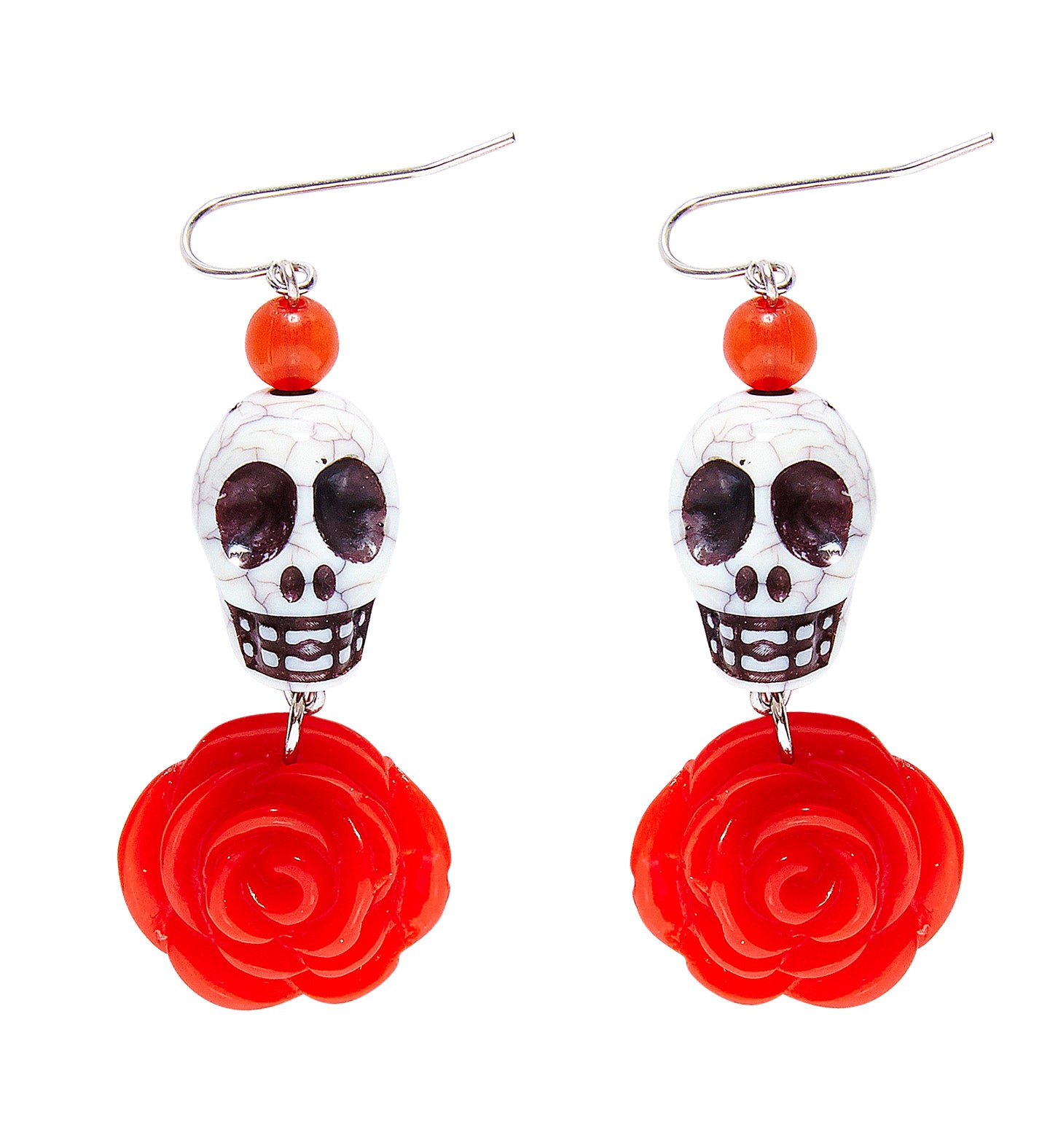 das-kost-mland-day-of-the-dead-ohrringe-totenkopf-rose image 1