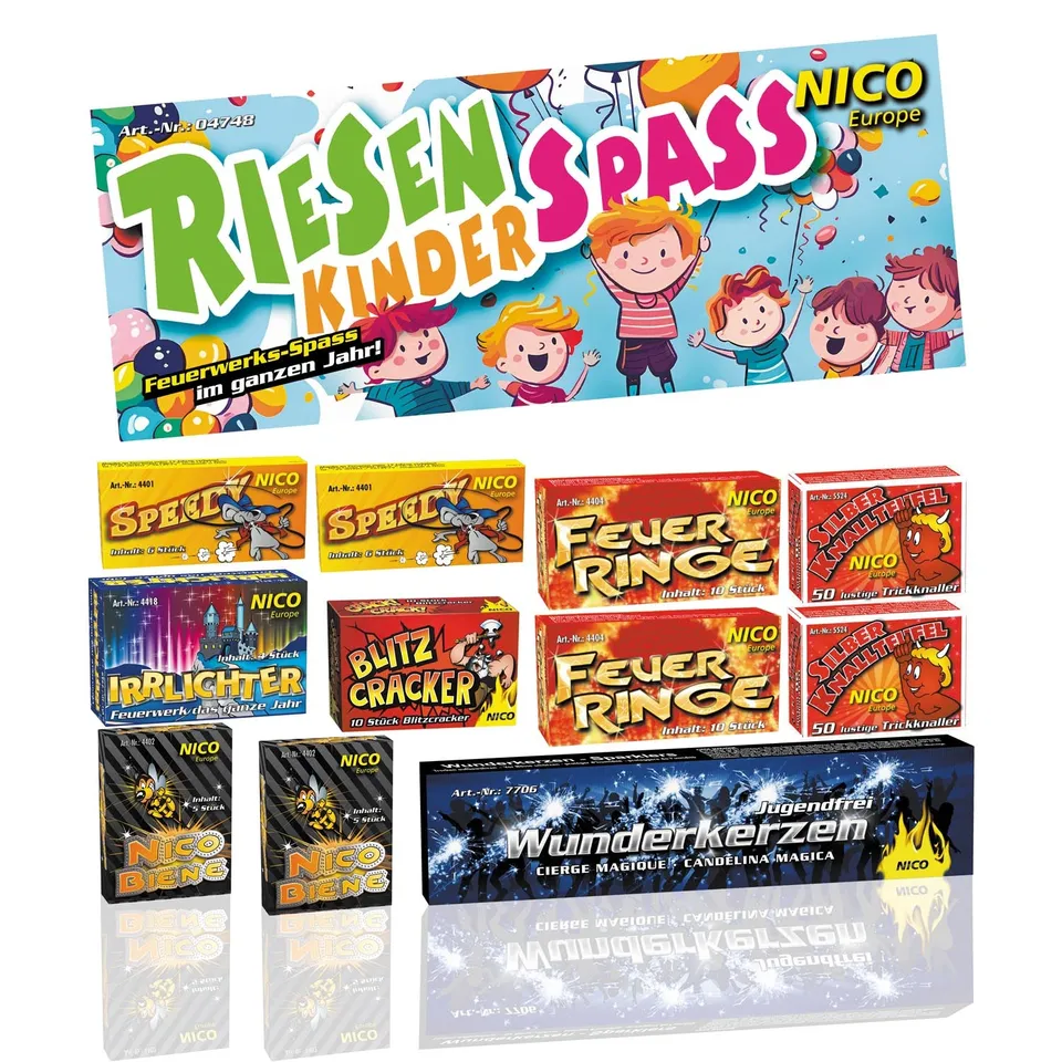 das-kost-mland-riesen-kinderspass-feuerwerk-11-schachteln-set image 1