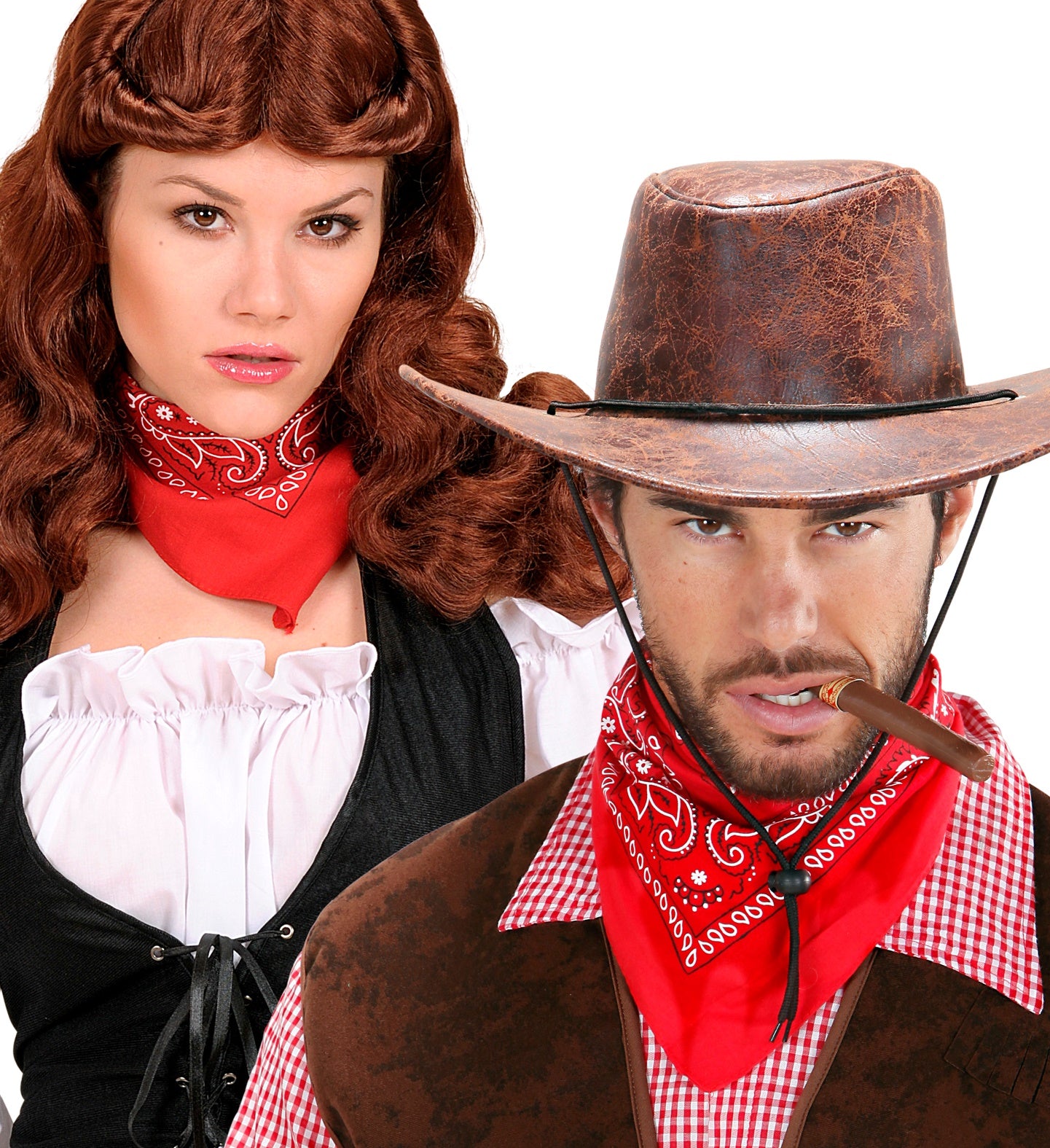 das-kost-mland-accessoires-bandana-halstuch-cowboy-55x55cm-rot image 4